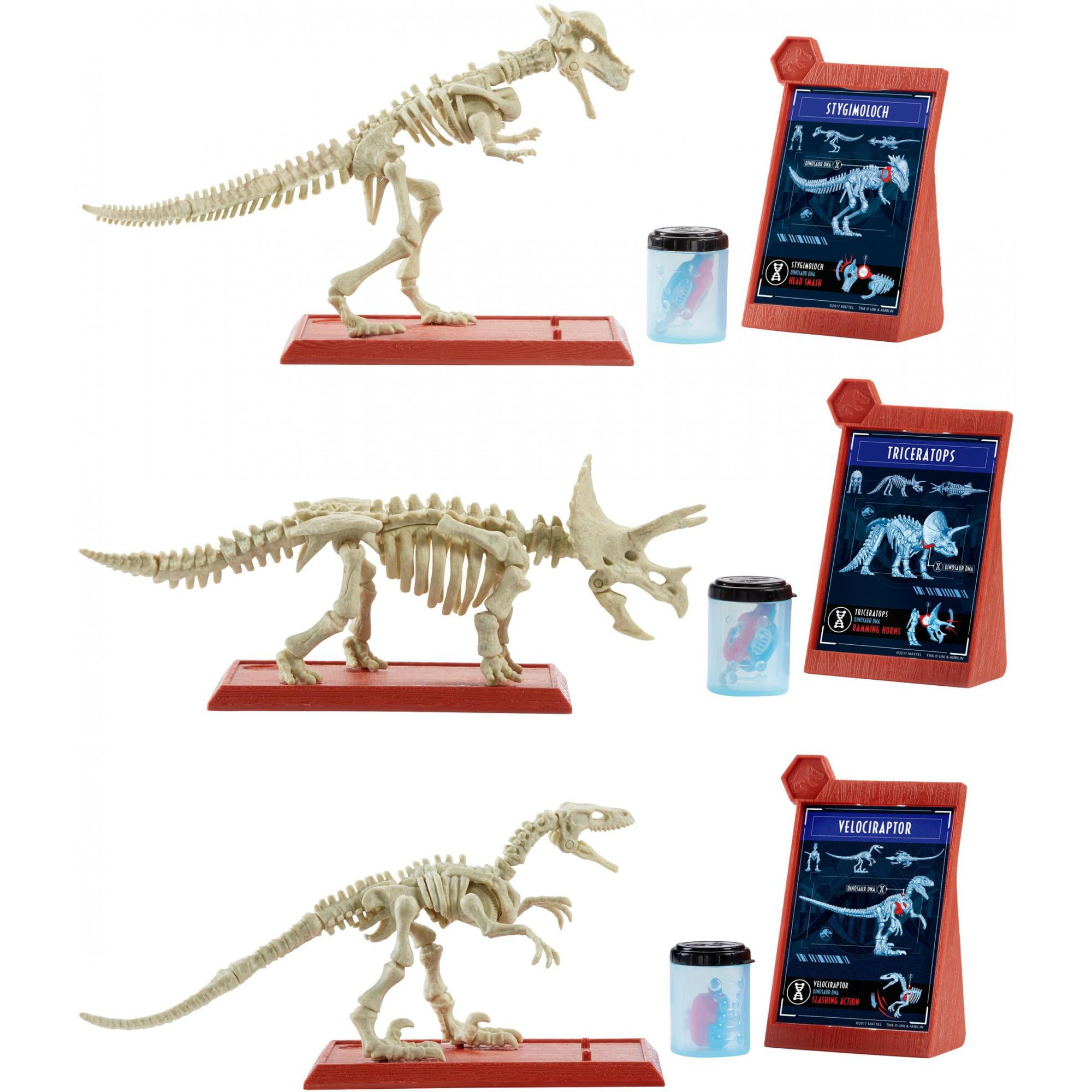 Jurassic World VELOCIRAPTOR Fossil Strikers STEM Figure NEW