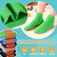 thumbnail image 4 of Kids Non-Slip Trampoline Socks, 9 Pairs of Colourful Ankle Cotton Socks for Children 2-13 Years 0ld, 4 of 7
