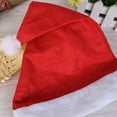 thumbnail image 4 of Inteprter Sombrero de Navidad no tejido, portátil, reutilizable, lavable, reemplazo, plegable, con temática de Navidad, gorro de Papá Noel, Kits de decoración para fiestas Niños, 4 of 6