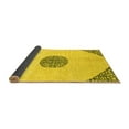 thumbnail image 2 of Ahgly Company Indoor Rectangle Abstract Yellow Modern Area Rugs, 7' x 10', 2 of 4