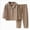 A31-Brown, variant on Toddler & Kids Pajamas Set Cotton Seamless Snug Fit Long Sleeve Loungewear Sleepwear Set,Smooth 6-12 Months 12-24 Months 2t 3t 4t 5t 6t 7t 8t 9t Children Blue 0-1 Years
