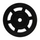 thumbnail image 2 of Cable de rueda de polea de rodamiento negro de 95mm, pieza de equipo de gimnasio Wearproo, 2 of 5