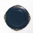 thumbnail image 5 of Balsa Circle 6 Navy Blue 13" Acrylic Round Charger Plates Decorations Embossed Rim, 5 of 8