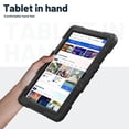 thumbnail image 3 of FJLBDE Case for Lenovo Tab 10.1 inch 2025 Release (TB-311FU/TB-311XU), Rugged Shockproof Tablet Cases Cover with Kickstand Shoulder Strap, Black, 3 of 7