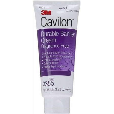 3M Cavilon Durable Barrier Cream Skin Protectant, 3.25 oz, Pack of 4