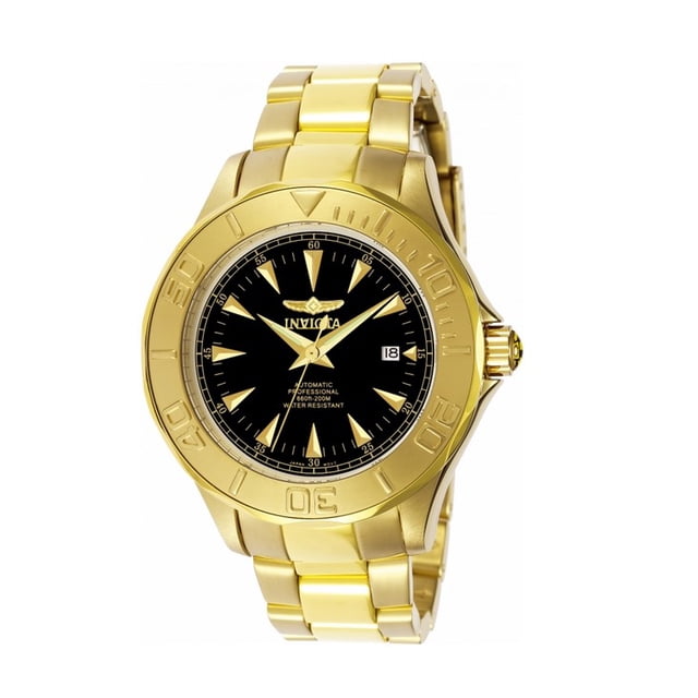 Invicta Men's Signature Automatic 23k Yellow Gold Plated 7040
