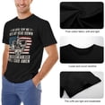 thumbnail image 6 of The Devil Saw Me With My Head Down Hip-hop Men's Cotton Short Sleeve HD Print Tee for Casual T-Shirt Crew Neck Top Black L, 6 of 7