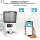 thumbnail image 4 of 4L Automatic Cat Feeder Pet Smart Cat Food Kibble Dispenser Timer Stainless Steel Bowl Auto Feeder For Cats Dog Accessories ShopWise Round, 4 of 10