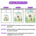 thumbnail image 5 of English Springer Spaniel Hello Spring Time Flower Floral Nature Cozy Sherpa Blanket Springers Dog Lover Gifts Warm Soft Throw Blanket - 02031, 5 of 5