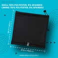 thumbnail image 2 of 180s Unisex Tec Fleece Convertible Neck Warmer Black, 2 of 6