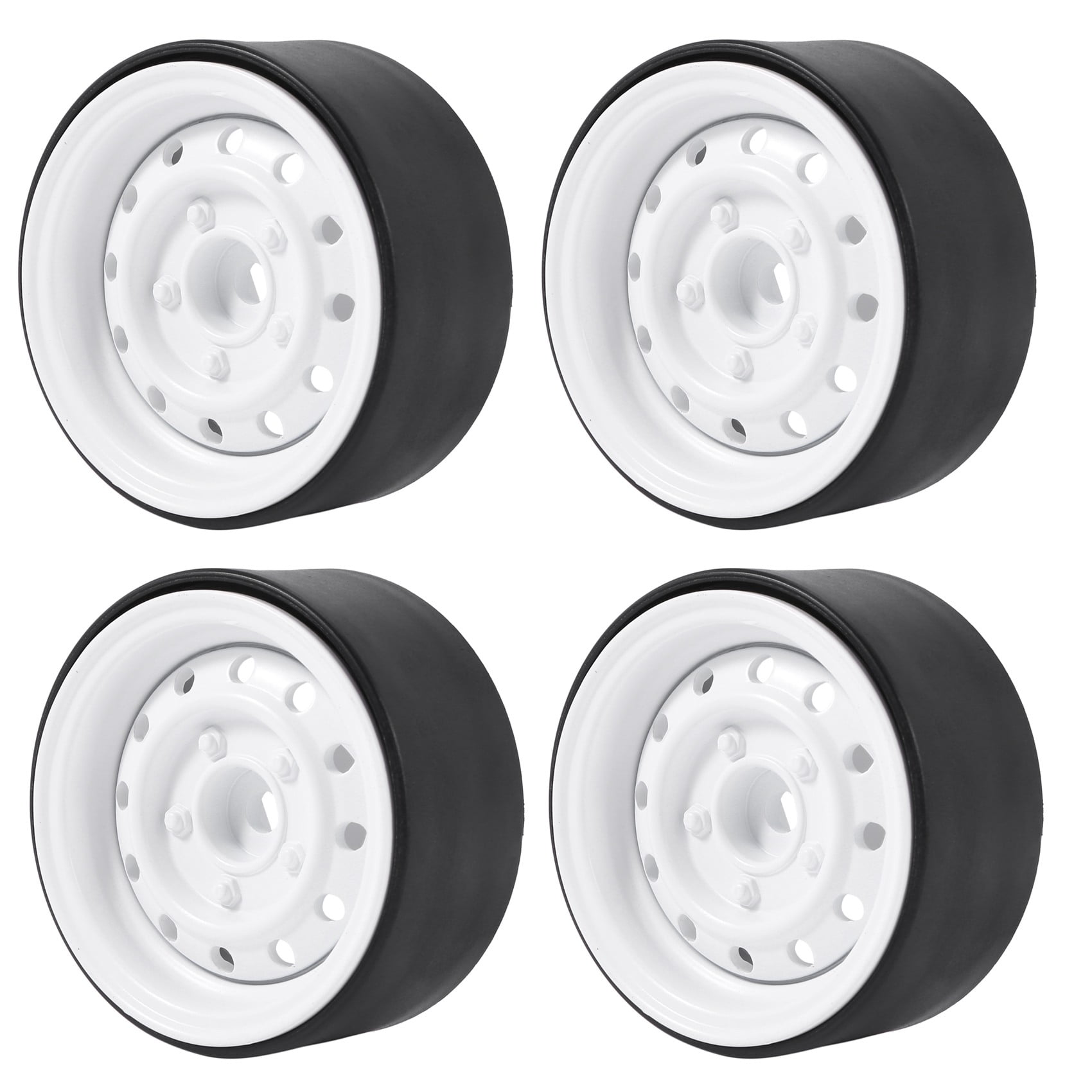 Rc Car 4x metal wheel nut centre cap crawler scale accessories for trx4