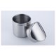 thumbnail image 2 of bote de basura para mesa de cocina, baño, acero inoxidable, cepillado ShuxiuWang 9024735015451, 2 of 5