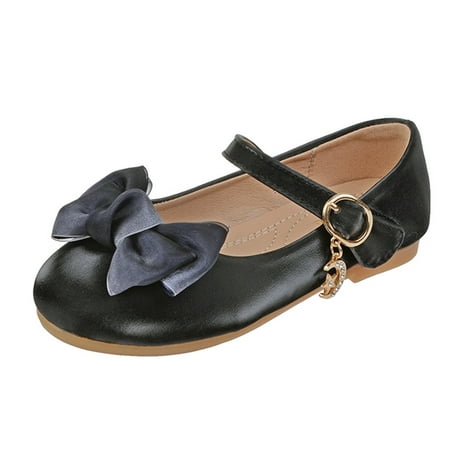 

B91xZ Toddler Girl Sandals Girl Shoes Small Leather Shoes Single Shoes Children Dance Shoes Girls Performance Shoes for Toddler/Little Kid/Big Kid Sizes 12.5