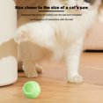 thumbnail image 4 of Juguete rodante automático de 41 mm, bola de burla para gatos silenciosos, accesorios para mascotas (verde), 4 of 6