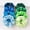 blue green, variant on 8Pcs Solid Color Imitation Silk Stain Hair Accessory Suitable for Dance and Casual Attire