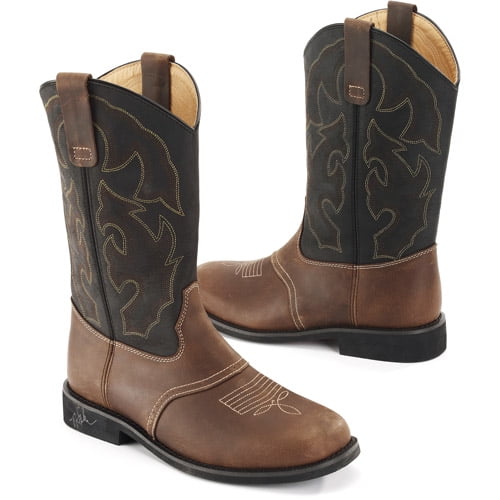 Wrangler - Men's Paisley Genuine Leather Western Boots 