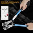 thumbnail image 2 of Hand Crimping Tool, Durable Hand Crimping High Carbon Steel Cable Crimping, For Low Pressure Steel Core Rubber Sleeve 385Mm Length Crimp Close, 2 of 8