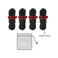thumbnail image 6 of NIBOLOG 4Pcs/Set 3.5m High Density Strong Toughness Canopy Connecting Rope with Fixing Buckle Camping Tent Reflective Rope for Hiking, 6 of 8
