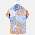 thumbnail image 6 of Jjayotai George Shirts for Men Short Sleeve, Mens Casual Fashion Floral Printed Button Turndown Collar Blouse Shirt with Pocket, Hawaiian Shirt, 6 of 6