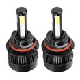 thumbnail image 3 of Faros delanteros LED COB 9004 de alta potencia, 80 W, luz blanca de 6000 K, haz de 4 lados, ventilador de refrigeración incluido, 3 of 8