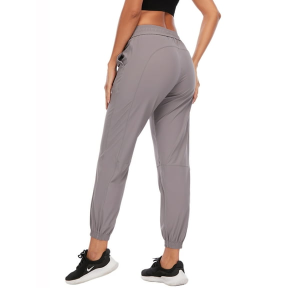YouLoveIt Women's Yoga Pants Athletic Pants Quick Dry Hiking Jogger Pants Lounge Pants Athletic Outdoors Workout Pants Comfy Drawstring Loose Straight Lounge Running Pants