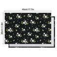 thumbnail image 5 of Pioneer Flower Floral Print Pattern Summer Placemats Table Placemats Set Of 6-Linen Kitchen Washable Placemats Table Mats 12x18 Inch Non-Slip Heat Resistant, 5 of 5