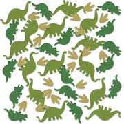 Dinosaur Deluxe Sparkle Confetti, 3 bags of .5 oz (1.5 Oz/Pkg)