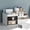White, variant on JHEHF Makeup Organizer with 2 Drawers Multifunction Desktop Organizer Storage Box for Table Countertop Desktop Bathroom Counter Holder (White)