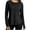 *1-Black, variant on VBVC Women's UPF 50 Crew Neck Long Sleeve Sun Shirt,Ladies Quick Dry Stretchy Athletic Top,Hiking Beach Outdoor Tee For Women,Black,S-3XL
