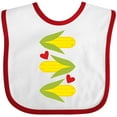 thumbnail image 3 of Inktastic Corn Lover Corn on the Cob Boys or Girls Baby Bib, 3 of 4