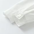 thumbnail image 4 of Sonducket Ceremonia de boda Evento Niños Camisa de manga larga Conjunto de pantalón general Fiesta Banquete Viajar Niños Tops Pantalones Kit conjuntos de ropa Rojo 110cm, 4 of 6