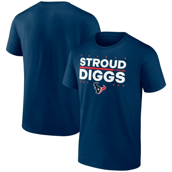 Men's CJ Stroud & Stefon Diggs Navy Houston Texans Election Players T-Shirt