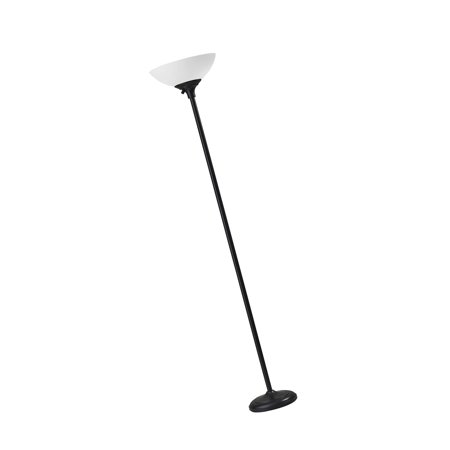 Adesso 7506 01 Glenn 300 Watt Floor Lamp Black Brushed Steel