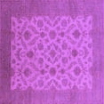 thumbnail image 1 of Ahgly Company Indoor Square Oriental Purple Industrial Area Rugs, 6' Square, 1 of 4
