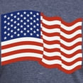 thumbnail image 3 of CafePress - American Flag Waving Men's Deluxe T Shirt - Mens Tri-blend T-Shirt, 3 of 4