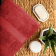 thumbnail image 6 of Superior Hymnia Egyptian Cotton Bath Towel Set, Red, 6 of 8