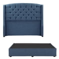 thumbnail image 1 of Box Base Cama King Size+Cabecera Sitka Azul, 1 of 7