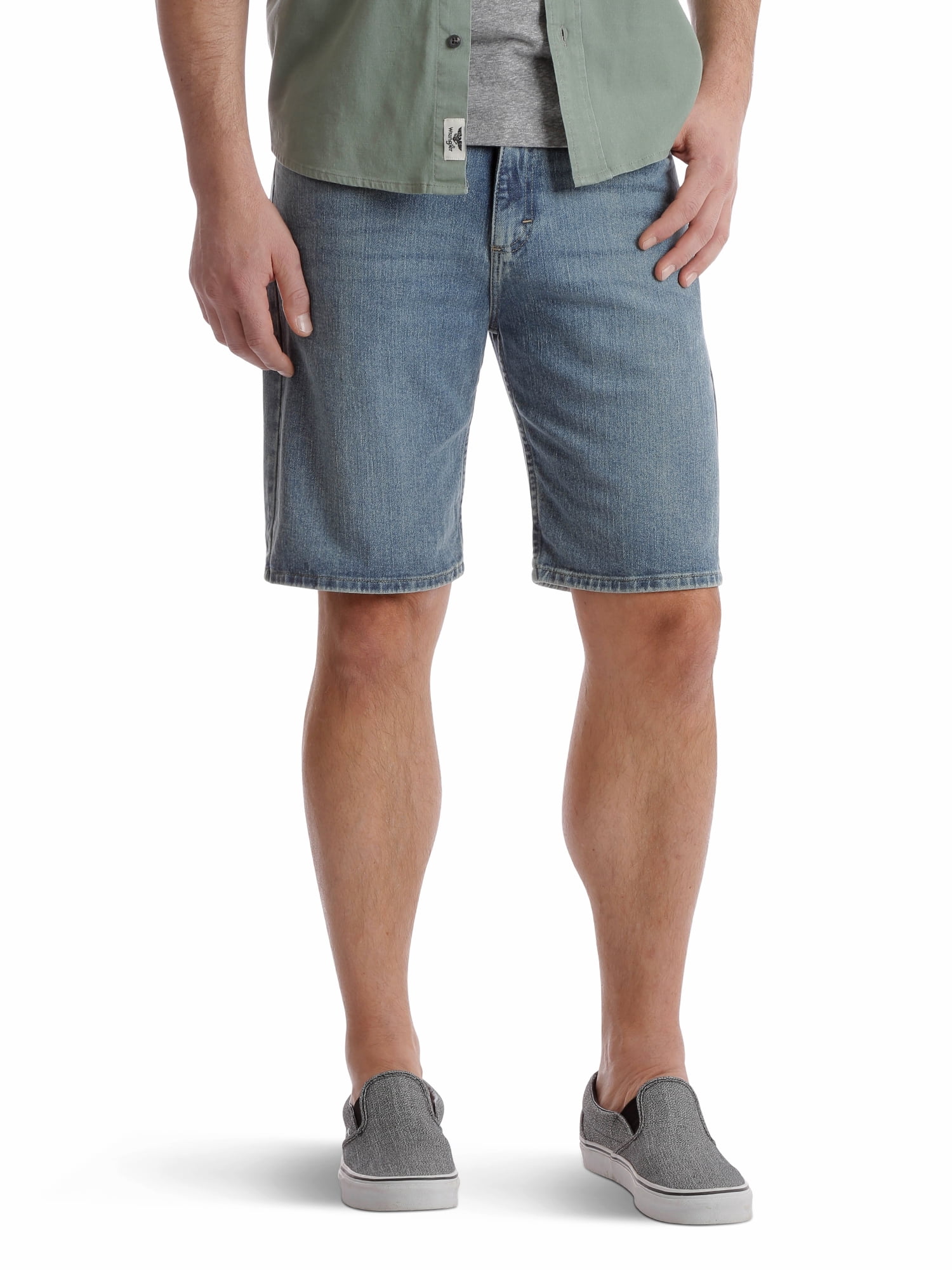 wrangler men's denim shorts