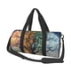 thumbnail image 1 of Fotbe Seasonal Tree Reflection Bolsa Deportiva de Lona Plegable con Estampado, Bolsa de Gimnasio con Bolsillo Seco/Húmedo, Bolsa de Viaje Ultraligera de Gran Capacidad, 1 of 6