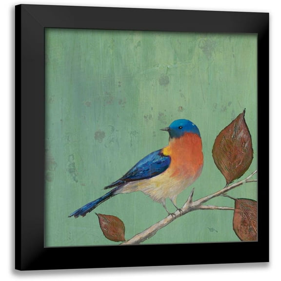 Altug, Mehmet 12x12 Black Modern Framed Museum Art Print Titled - Resting Bird II