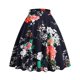 thumbnail image 1 of Gibobby faldas para mujer corta Falda con estampado de moda para mujer Falda corta elástica suelta con cremallera en forma de A(Negro, M), 1 of 5