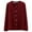 C-Red470, variant on DHFJKG Womens Warm Thermal Tops Loose Fit Button Front Solid Color Cardigan For Home And Outdoors Soft Comfort Coat