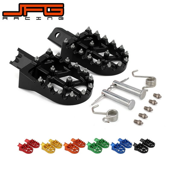 Motorcycle Universal CNC Colorful Footpeg Footrest Foot Pegs For HONDA CRF XR 50 70 110 M2R SDG DHZ SSR KAYO Pit Bike