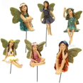 thumbnail image 3 of POINTERTECK VALINK 6 Pcs Fées Figurines Miniatures Accessoires de Jardin Extérieur Statues de Fée de Jardin Piquets Kit Cour, 3 of 6