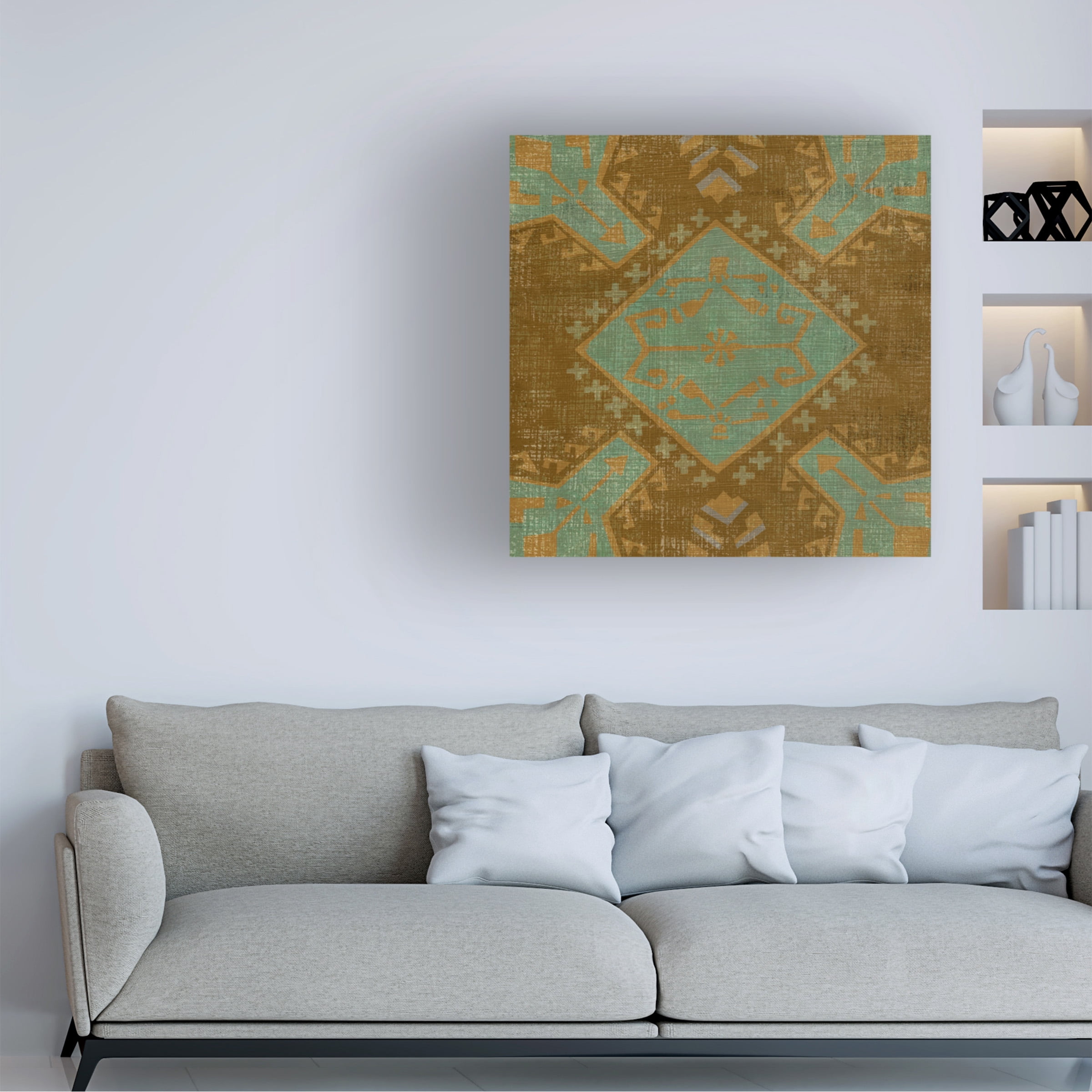 Chariklia Zarris 'Western Weave I' Canvas Art
