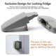thumbnail image 3 of Refrigerator Fridge Freezer Door Lock, Toddler Fridge Locks-grey, 3 of 4