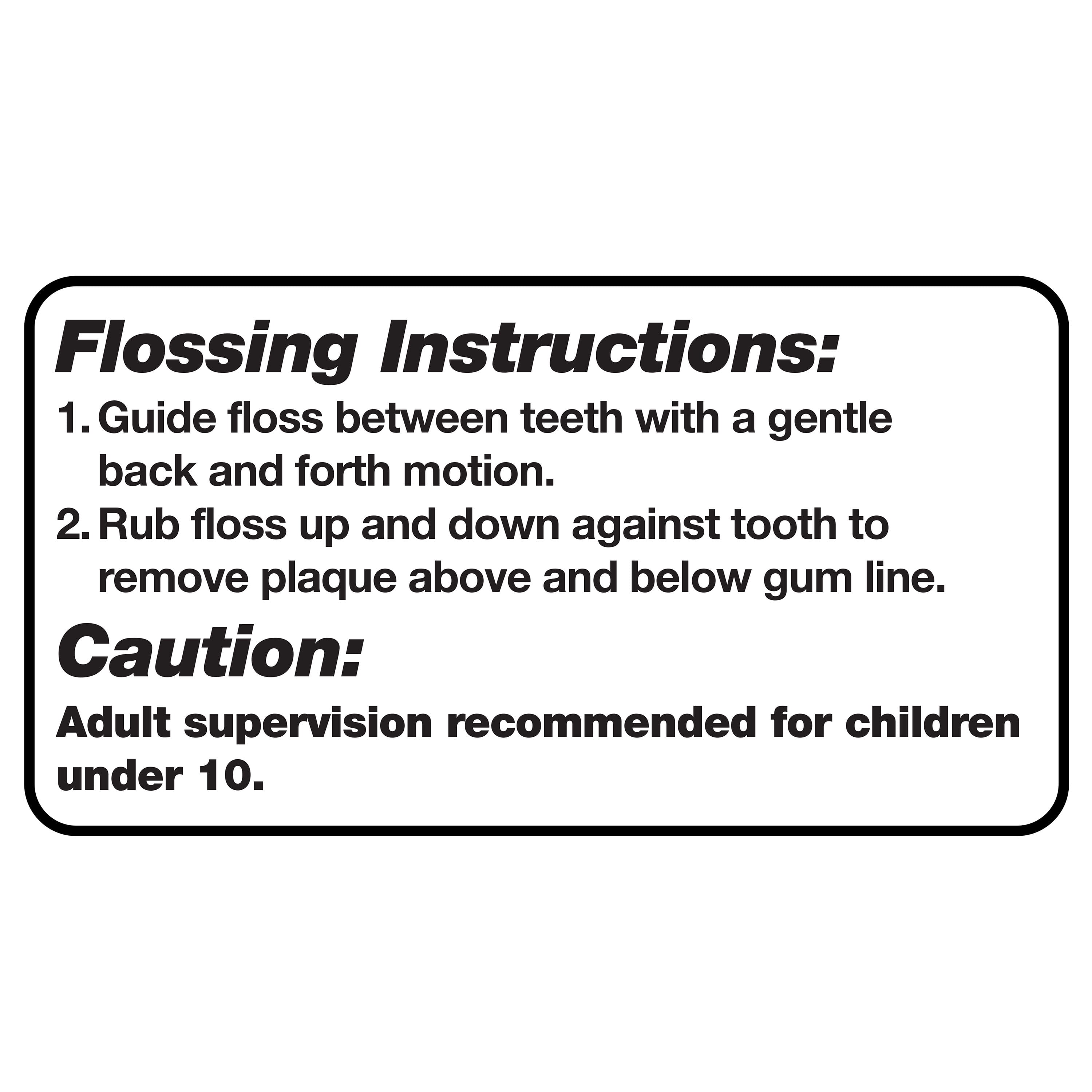 Equate Duo Line Floss Picks, Mint, 75 Count