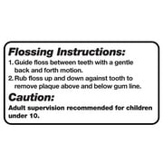(300 pack) Equate Duo Line Floss Picks, Mint, 75 Count