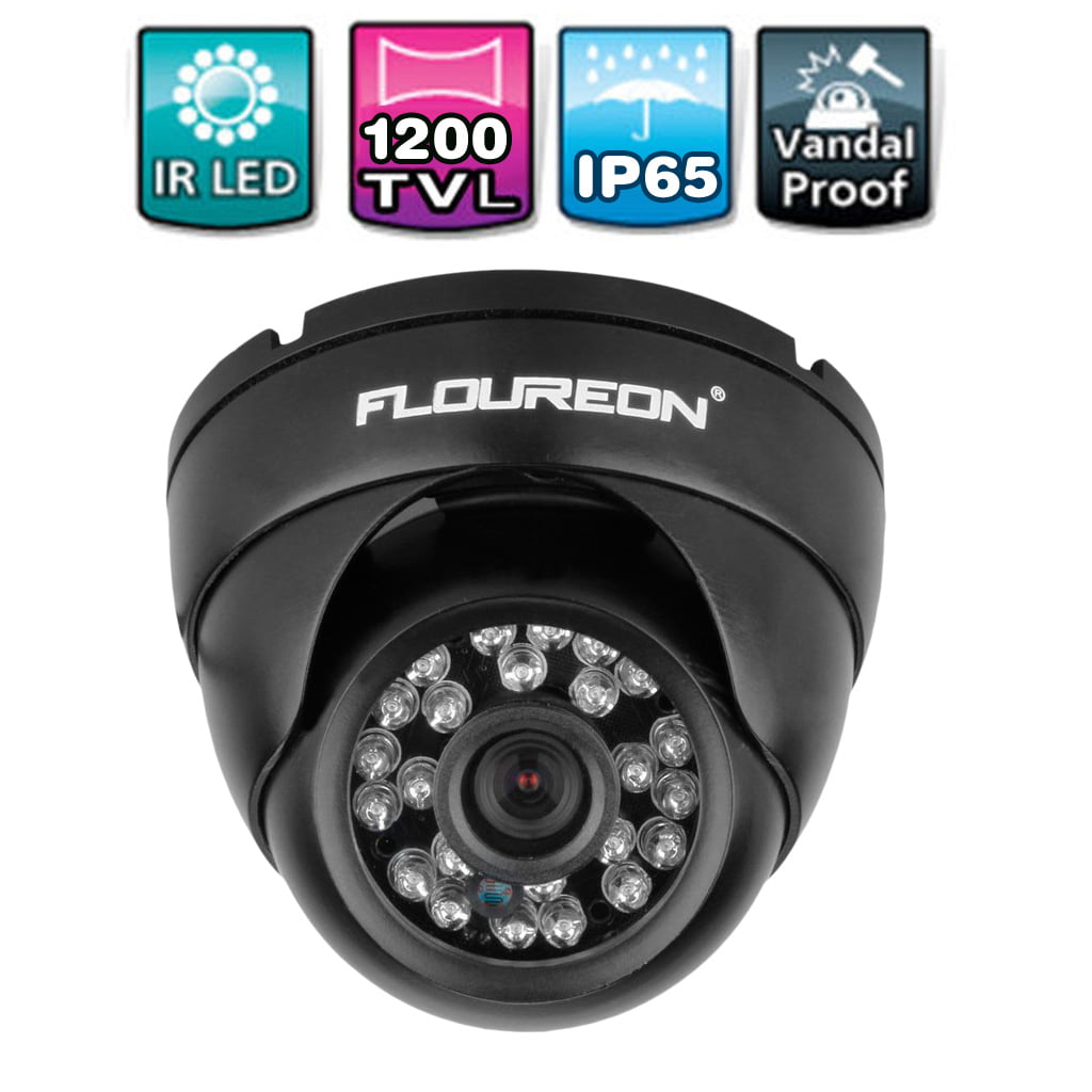 HD Cmos 3.6mm CCTV Home Security Color IR Color Night Vision Dome Camera 1200TVL 