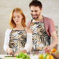 thumbnail image 5 of Animal Print Pattern Apron-Garden Aprons for Women with Pockets-Cotton Linen Waterproof Kitchen Cooking Gardening Aprons Adjustable for Kitchen,Cooking,BBQ and Salon 33x27 Inch, 5 of 7
